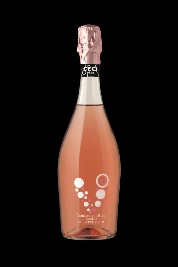 Giuseppe Verdi Lambrusco Rosato Amabile CECI 1938